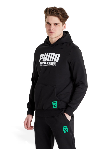 Pulover Puma Minecraft x Hoodie Črna | 53437601