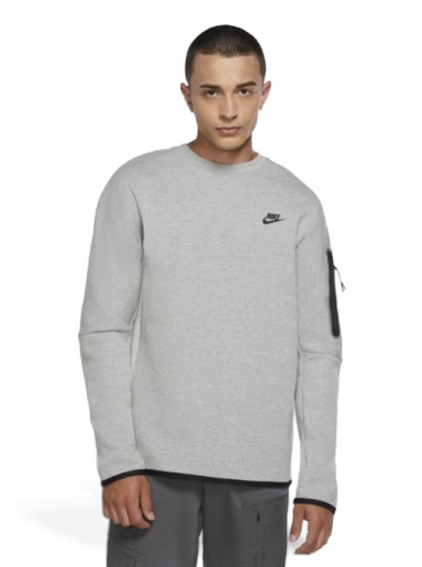 Pulover Nike Tech Fleece Crew Sweatshirt Siva | CU4505-063