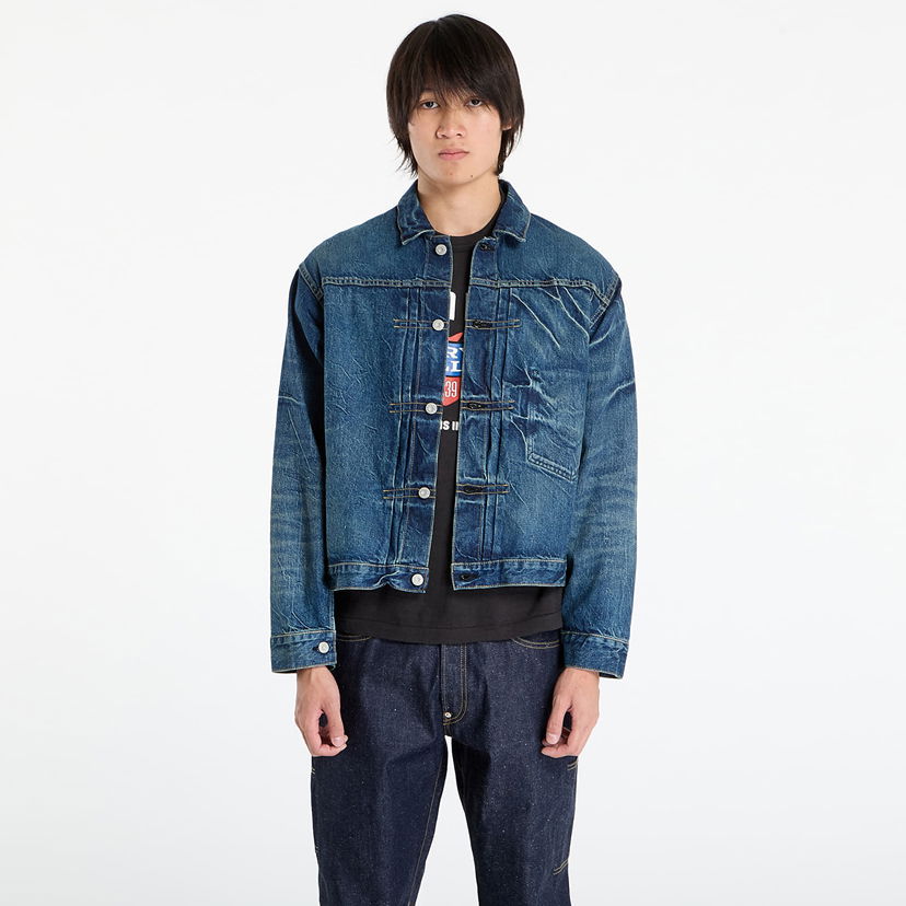 Jakna Human Made HUMAN MADE Denim Work Jacket Modra | HM30JK002IN