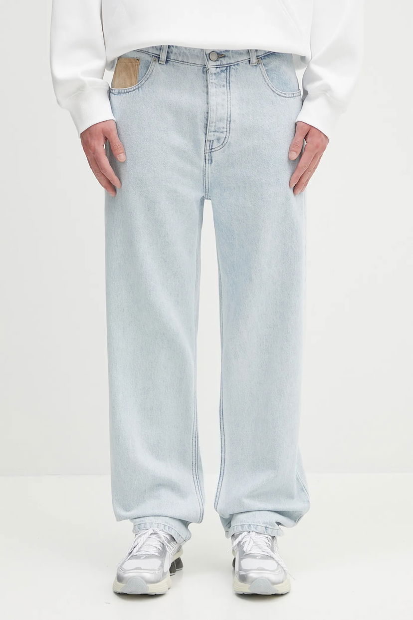 Kavbojke Drôle de Monsieur Drôle de Monsieur Le Jean DElavE Wide Leg Jeans Modra | PERM.BP199.CO123