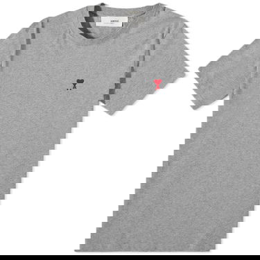 Majica AMI Small A Heart Tee Siva | BFUTS001-724-055, 0