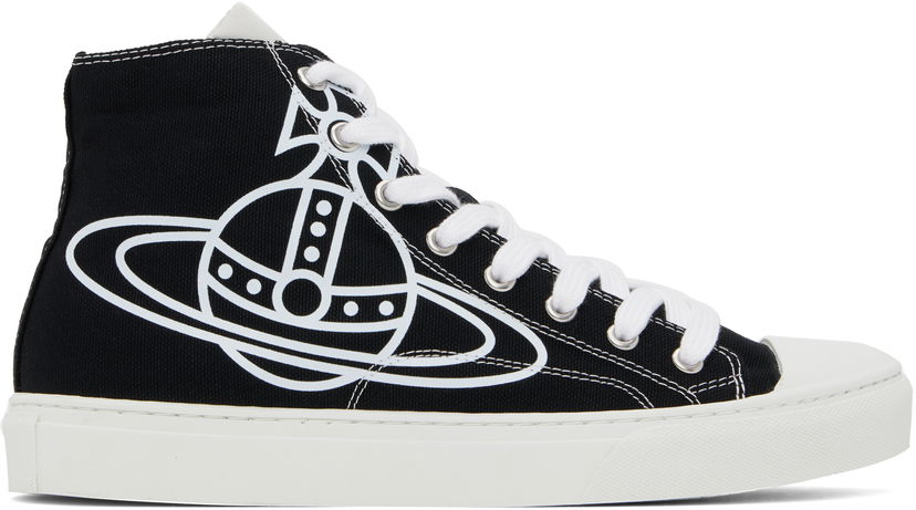 Oblačila Vivienne Westwood Vivienne Westwood High-Top Plimsoll Črna | 75010001M-W015B-