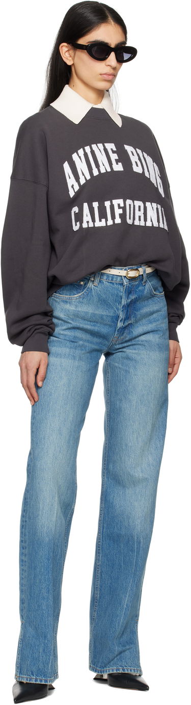 Pulover Anine Bing Anine Bing Miles Sweatshirt Siva | A-08-10025-009, 3