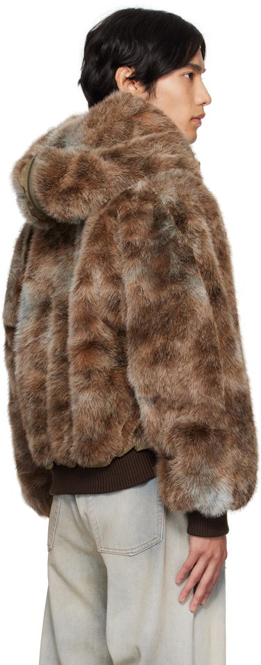 Jakna Andersson Bell Andersson Bell Vanessa Faux-Fur Jacket Rjava | awa728w, 2