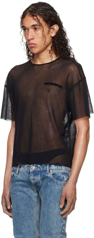 Majica Jean Paul Gaultier Shayne Oliver Edition Mesh T-Shirt Črna | 24/27-U-TS081I-T001-0000, 3