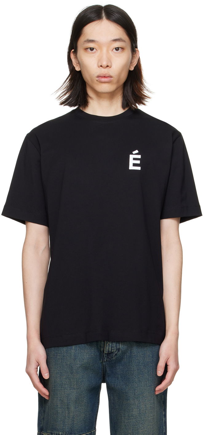 Majica Études Études Wonder Patch T-Shirt Črna | C00ME104A00799
