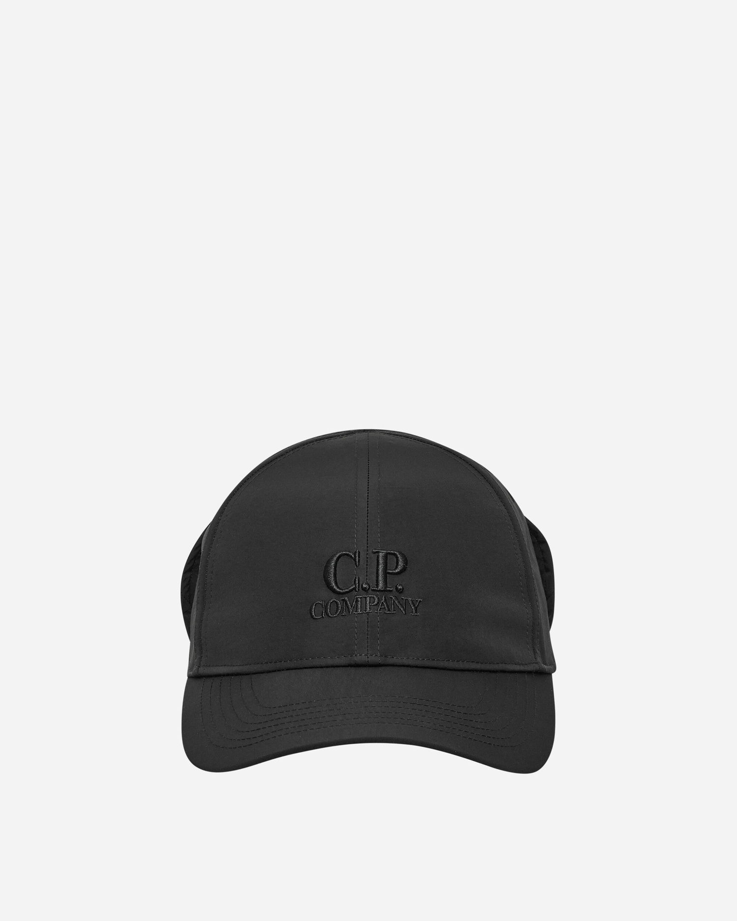 Kapa C.P. Company Goggle Baseball Cap Črna | 18CMAC146A-005904A 999, 1