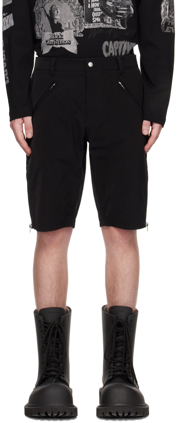 Kratke hlače We11done We11done Biker Shorts Črna | WD-PT1-23-072-M-BK, 0