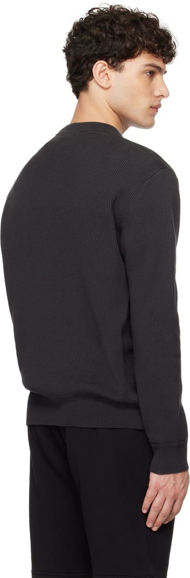 Pleteni pulover Stone Island Stone Island Ribbed Organic Cotton Crewneck Sweater Siva | K1S15 5100054 S00D8, 2