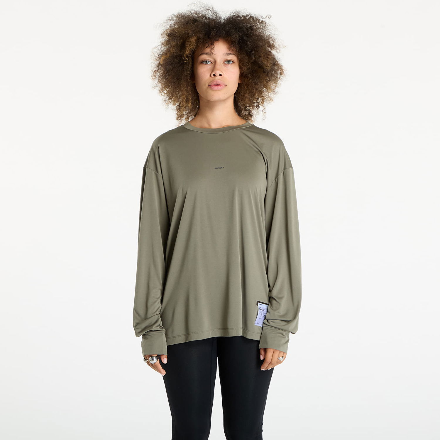 Majica Satisfy Satisfy Auralite Long Tee Zelena | 11001-DO-SA, 1