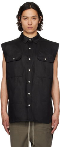 Rick Owens Hollywood Jumbo Sleeveless Overshirt