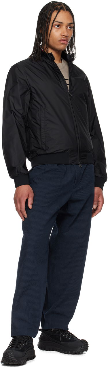 Hlače Moncler Moncler Seersucker Belted Trousers Mornarica | K10912A00038598JC, 3