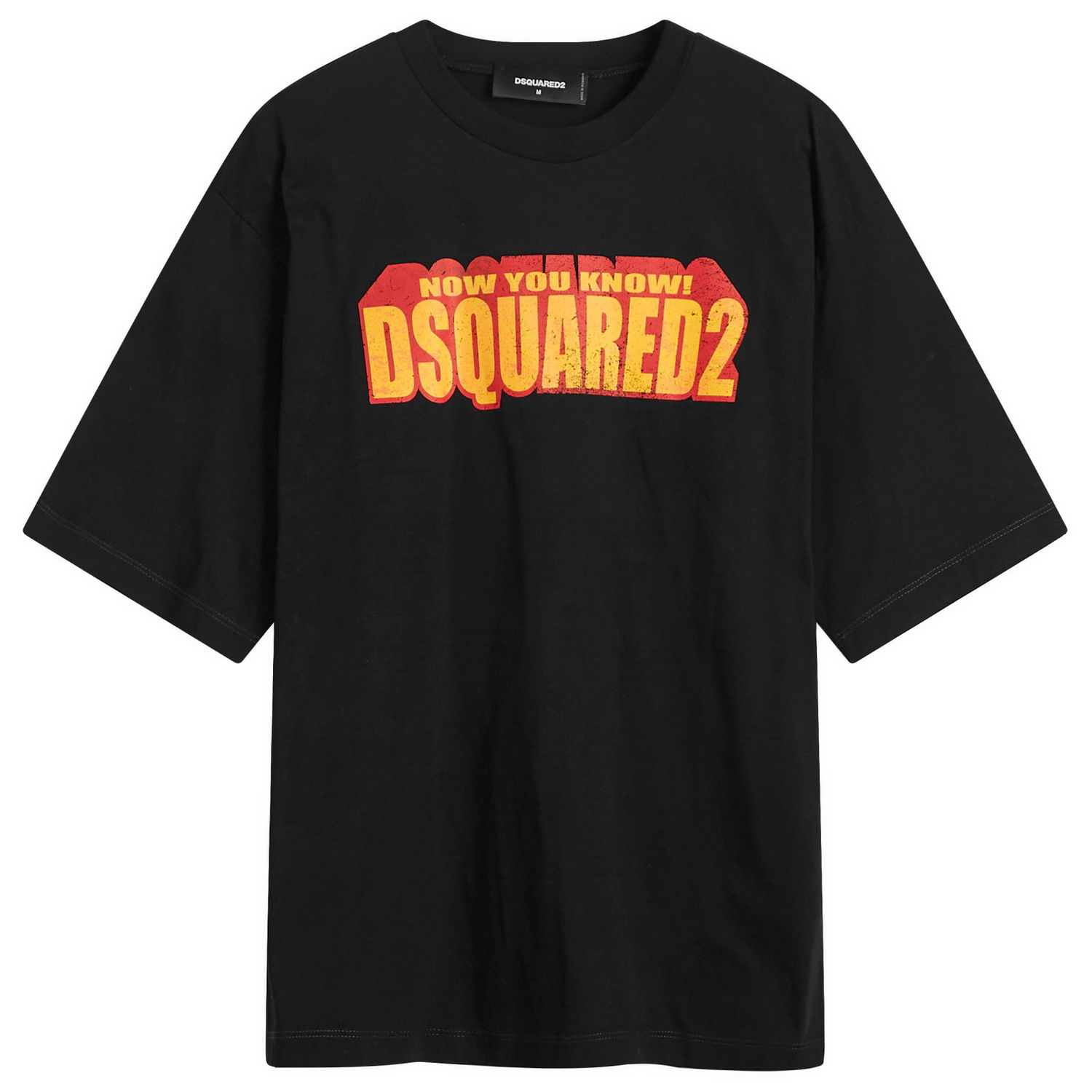 Majica DSQUARED2 Dsquared2 3D Logo Loose Fit T-Shirt, Size Large Črna | S71GD1553-S23009-900, 1