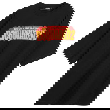 Majica DSQUARED2 Dsquared2 3D Logo Loose Fit T-Shirt, Size Large Črna | S71GD1553-S23009-900, 1