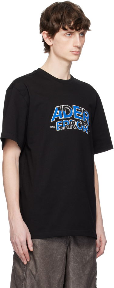 Majica ADER ERROR Flocked Logo Graphic T-Shirt Črna | BN25FYTS0101BK, 4