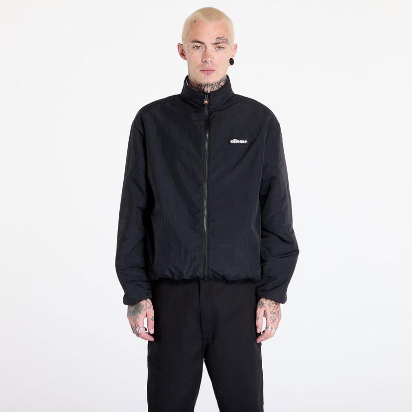 Jakna Ellesse Jacket Pallatini Fz Jacket Black/ White S Črna | SHX2098-1038