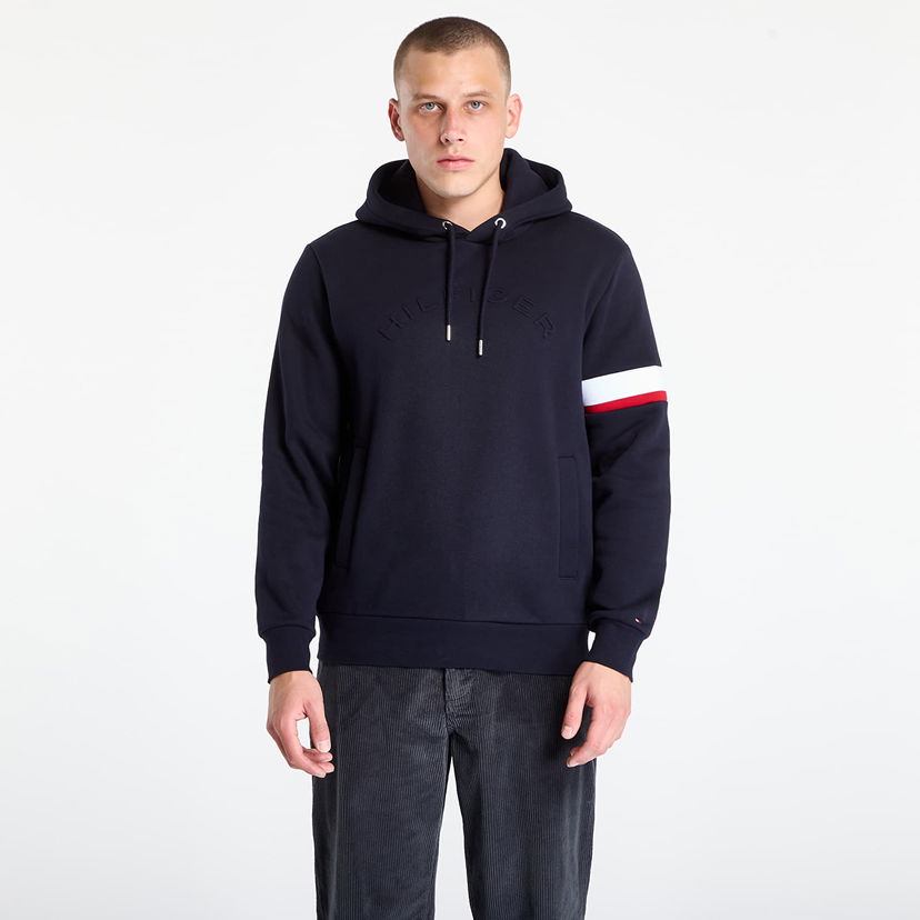 Pulover Tommy Hilfiger Sweatshirt Rwb Insert Hoodie Desert Sky Mornarica | MW0MW40479-DW5