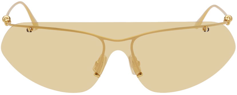 Sončna očala Bottega Veneta Knot Sunglasses Rumena | BV1272S