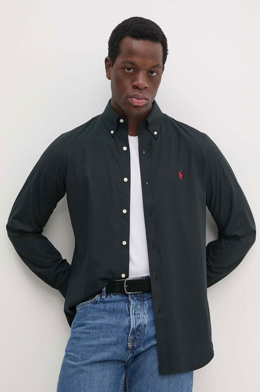 Srajce Polo by Ralph Lauren Shirt Regular Črna | 710928255