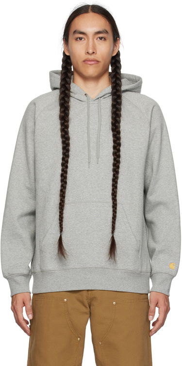 Pulover Carhartt WIP Chase Fleece Hoodie Rumena | I026384, 4