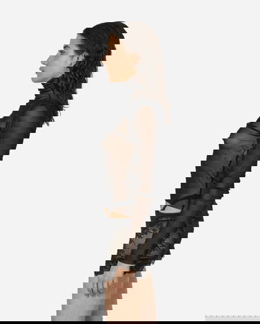 Krila Jean Paul Gaultier Shayne Oliver Turtleneck Top Črna | TO187I-T001 0000, 2