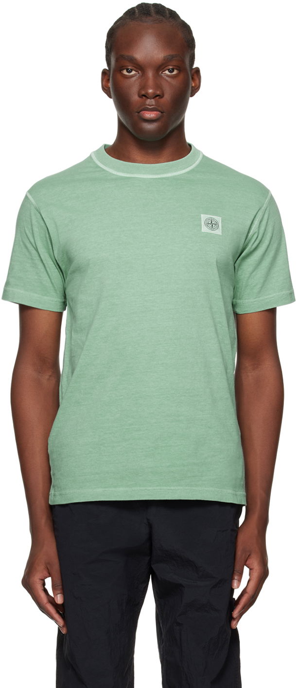 Majica Stone Island Patch T-Shirt Zelena | 801523757, 0