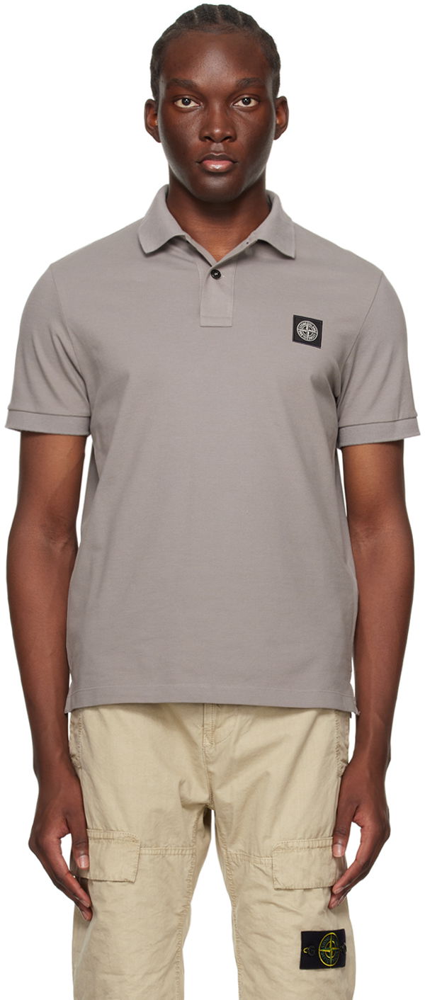 Polo majica Stone Island Patch Polo Siva | 80152SC17