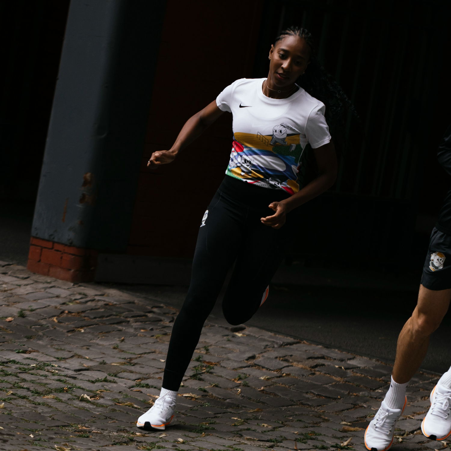 Pajkice Nike CoCreated x ALL x Tight W Črna | 10308533, 1