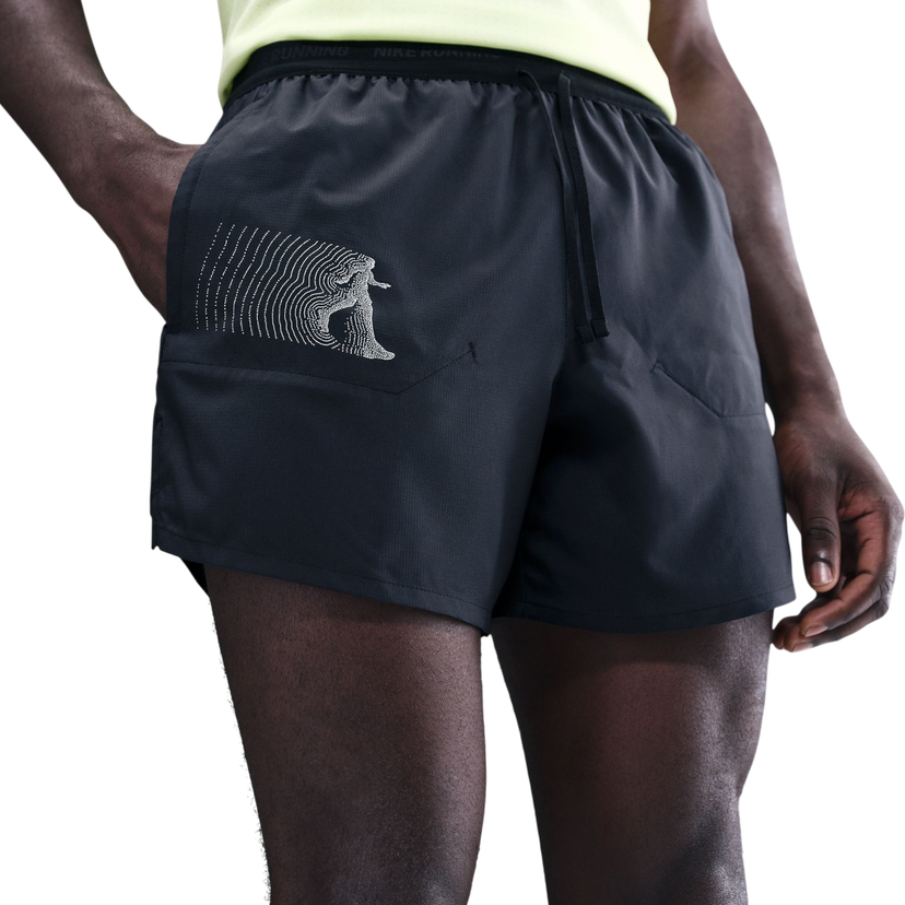 Kratke hlače Nike Stride 5" Running Shorts Črna | ih2820-010