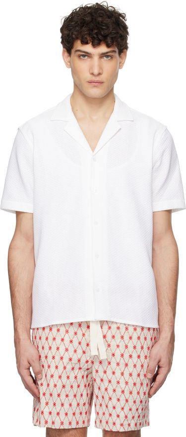 Srajce Orlebar Brown Orlebar Brown Maitan Resort Shirt Bela | 280072, 0