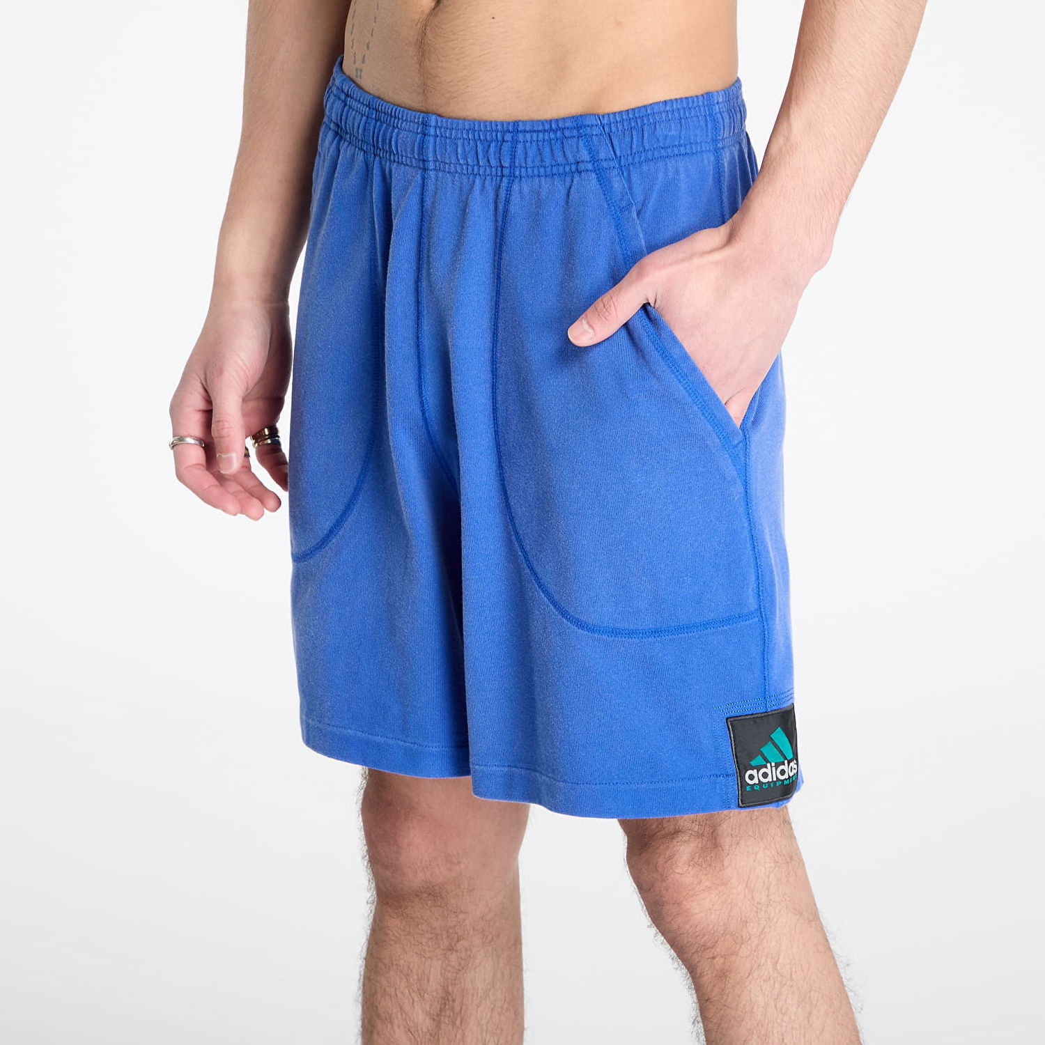 Kratke hlače adidas Performance EQT Fleece Shorts Modra | JD0656, 1