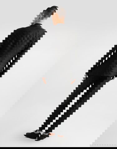 Jakna Dolce & Gabbana Dolce & Gabbana Single-Breasted Linen Jacket 54 Črna | G2QS6TFU4MCN0000, 2