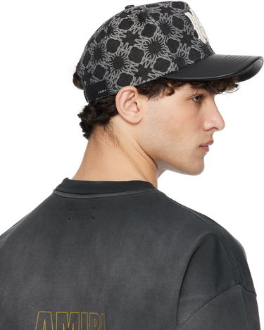 Majica AMIRI 'MA' Quad Denim Cap Črna | AMHACP1036, 2