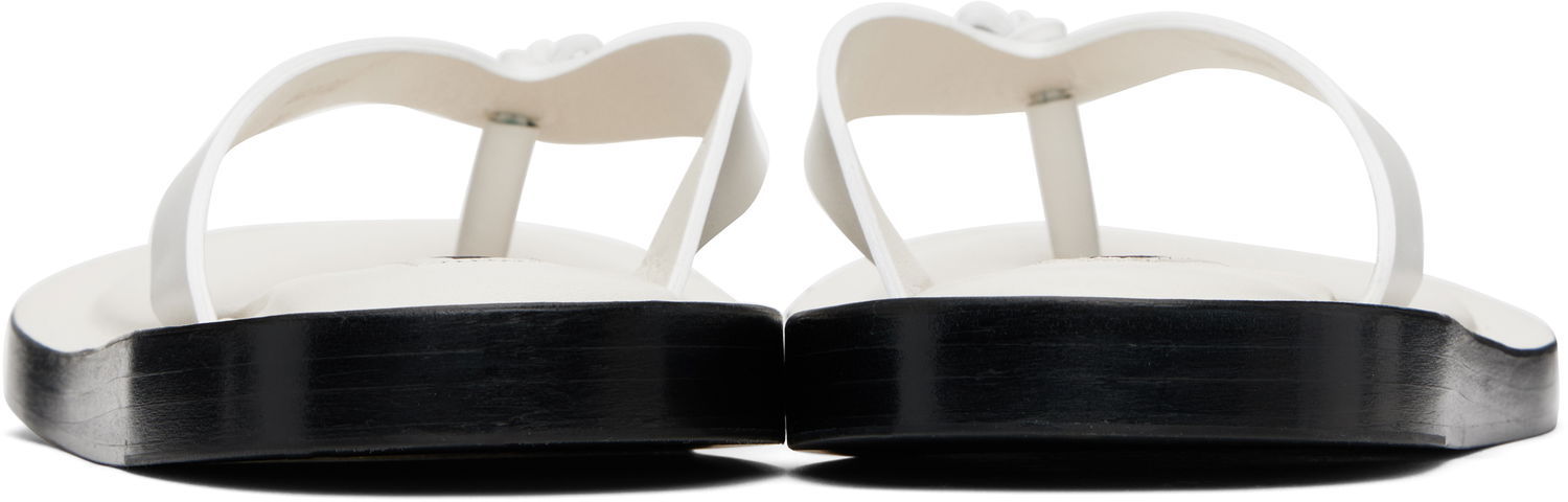 Oblačila Jil Sander Jil Sander Thong Sandals Bela | J44WX0012_P4942, 1
