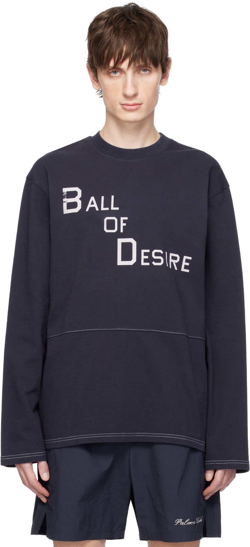 Majica Palmes Palmes Desire Tennis T-Shirt Mornarica | P15-0032-660
