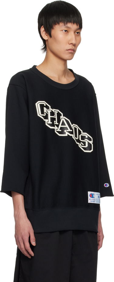 Pleteni pulover UNDERCOVER Champion Edition Sweatshirt by UNDERCOVER Črna | UC1E4810-2, 1