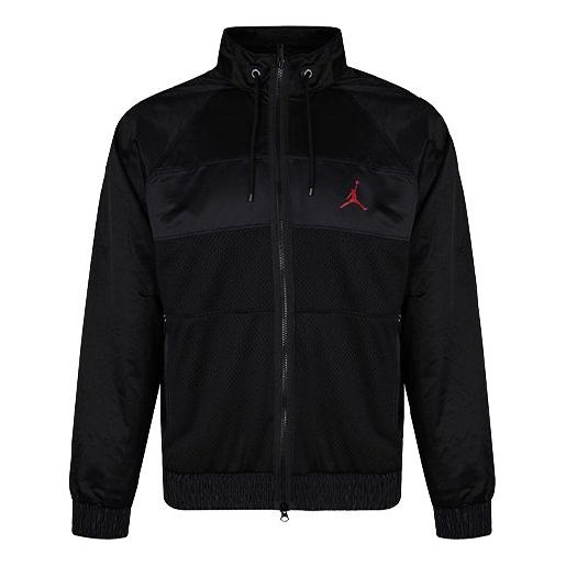 Vetrovka Jordan Jordan Stand Collar Logo Casual Woven Sports Jacket Črna | AV1303-011