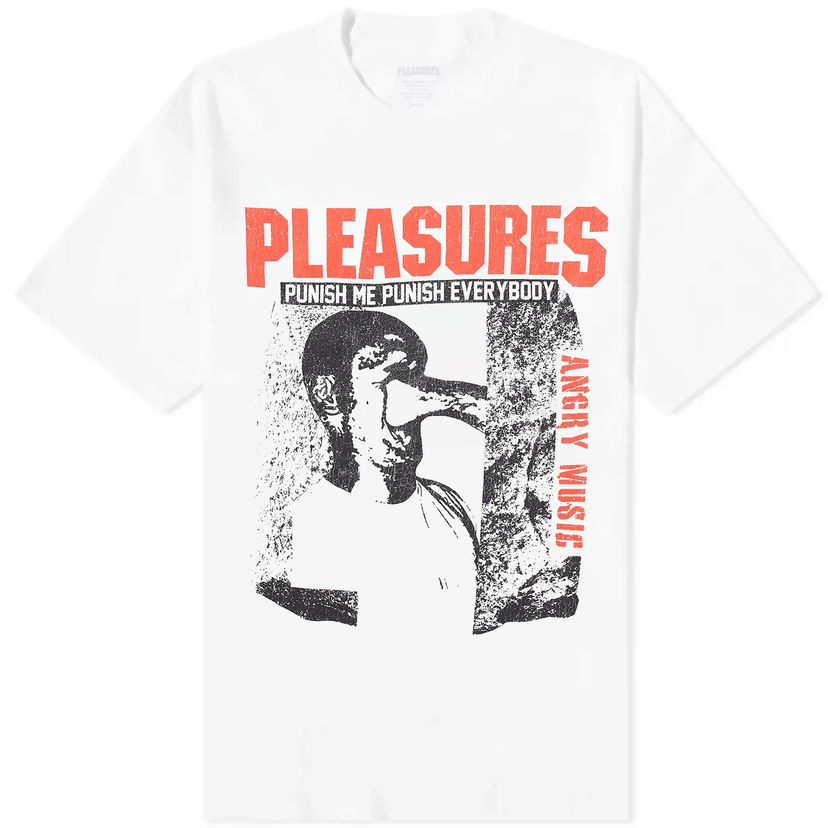 Majica Pleasures Punish T-Shirt Bela | P24SP047-WHITE