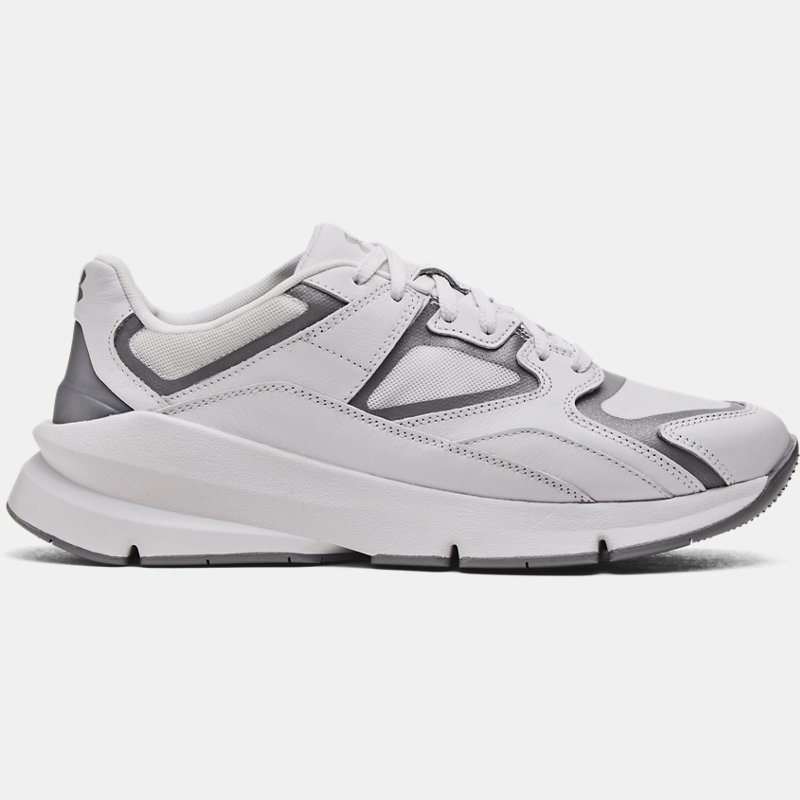 Superge in čevlji Under Armour Unisex Forge 96 Lederschuhe Weiß / Weiß / Reflektierend 44 Bela | 3027719-100, 0