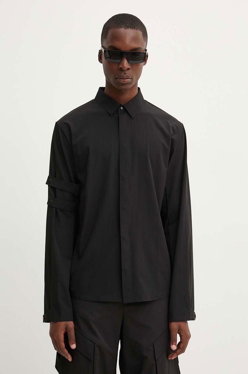 Srajce HELIOT EMIL Regular Fit Shirt With Classic Collar Črna | PREAW24.M.05.053.BLK01