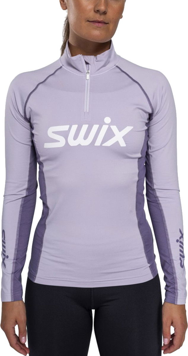 Dres SWIX SWIX RaceX Dry Half Zip Top Lila | 10100-23-80121