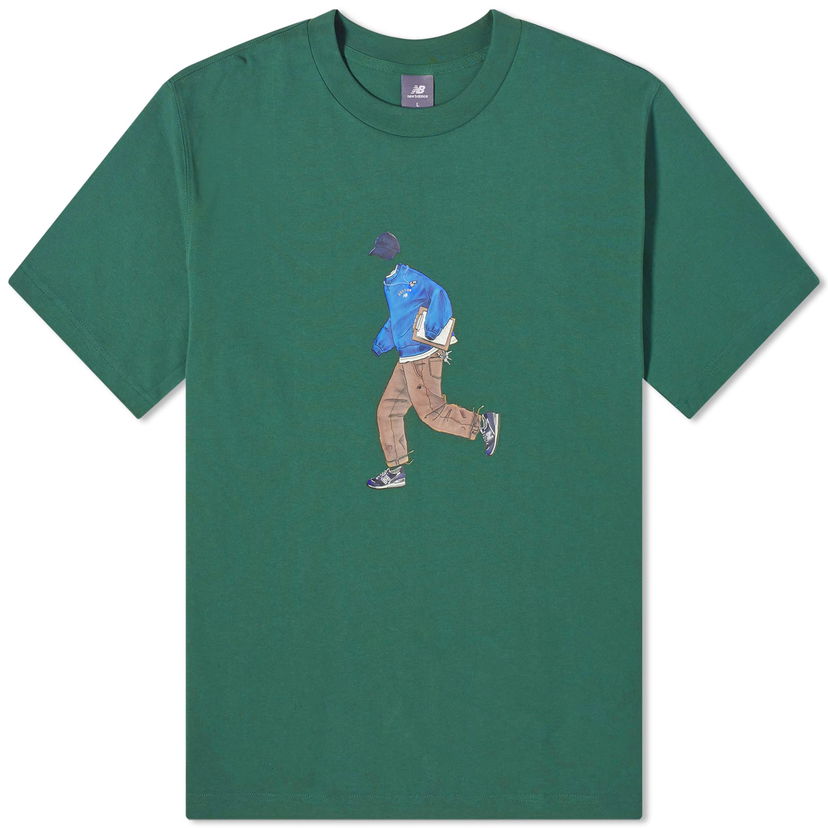 Majica New Balance Men's NB Athletics Sport Style Relaxed Tee Nightwatch Green Zelena | MT41579-NWG