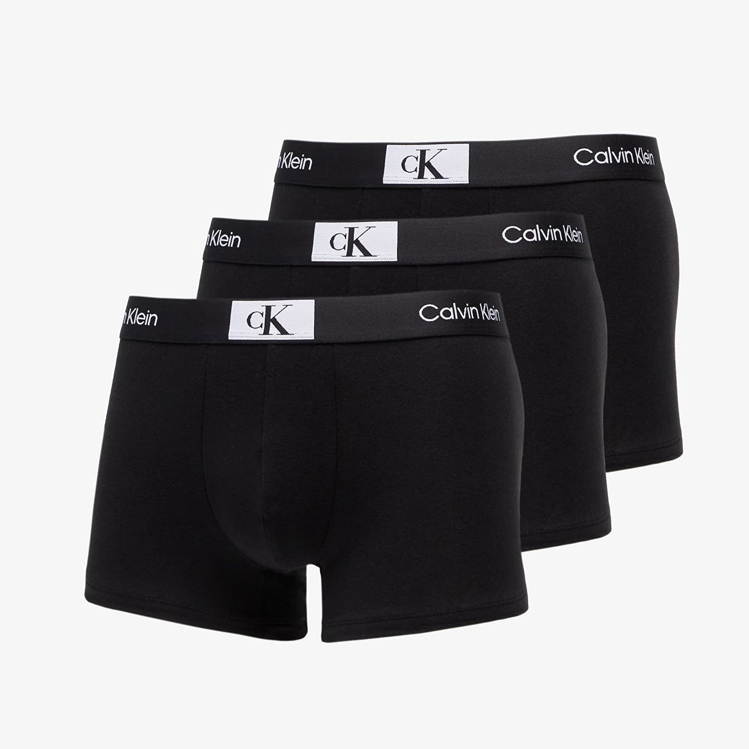 Spodnje perilo in nogavice CALVIN KLEIN Cotton Stretch Trunks 3-Pack Črna | NB3528A UB1, 0