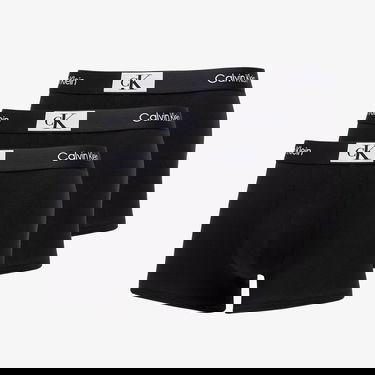 Spodnje perilo in nogavice CALVIN KLEIN Cotton Stretch Trunks 3-Pack Črna | NB3528A UB1, 0