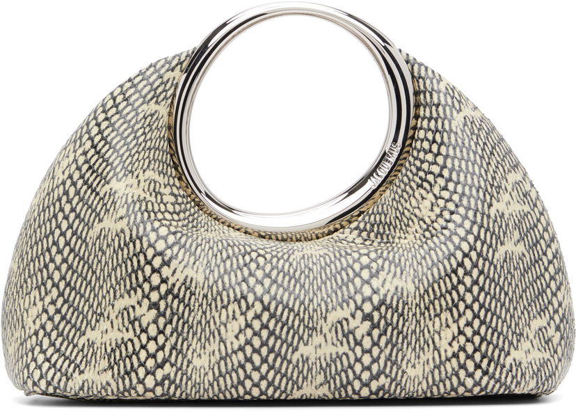 Torbica Jacquemus Jacquemus 'The small Calino' Snakeskin Hobo Bag Bež | 25E241BA395-3233