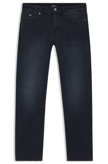 Kavbojke BOSS Delaware slim-fit knitted denim jeans Mornarica | 50551425