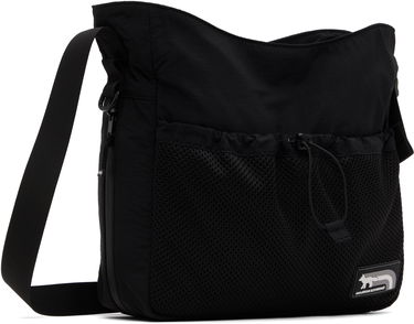 Torba za čez ramo MAISON KITSUNÉ Maison Kitsuné Flash Fox Messenger Bag Črna | NM05172WQ4034, 1