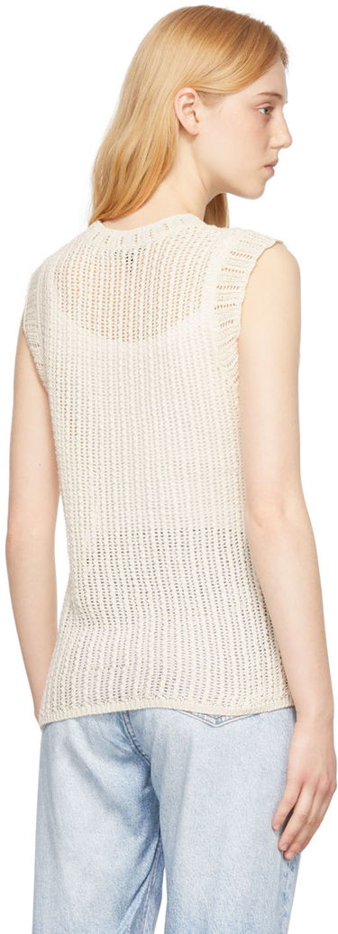 Pleteni pulover rag & bone Riley Knit Tank Bela | WAS22S041EC41, 2