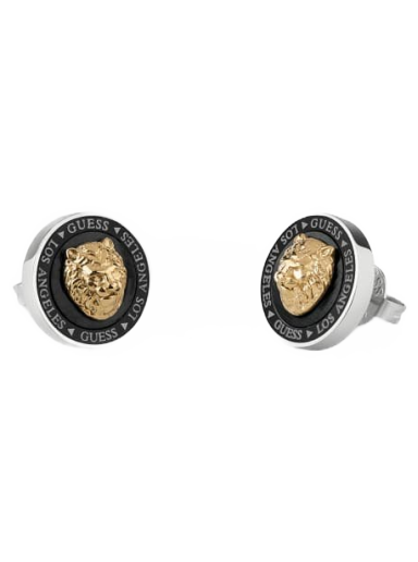 Uhani GUESS “Lion King” Earrings Kovinski | JUME01318JW