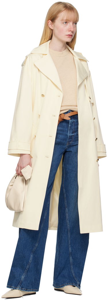 Trenčkot Anine Bing Layton Double Breasted Trench Coat Bež | A-01-10070-120, 3